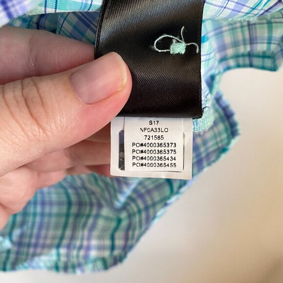 The North Face Taggart Shirt Women’s XS Plaid Short Sleeve Hiking - Picture 6 of 8